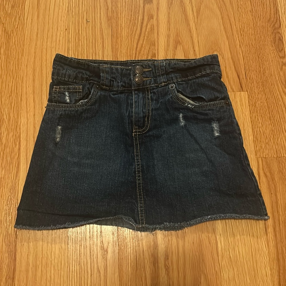 Crazy 8 jean skort, size kids 7